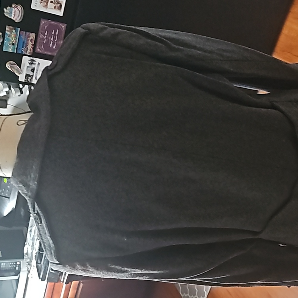 Delia's Charcoal Gray Trench Peacoat - Picture 5 of 11